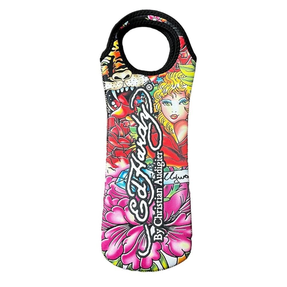 Ed Hardy Neoprene Water Bottle/Wine Holder